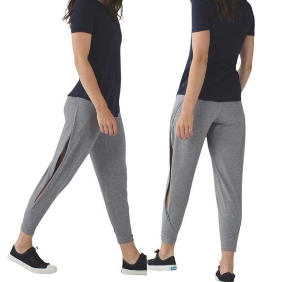 Lululemon Gray Superb Pants - Picture 1 of 13